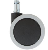 01110-KNP-WEB: KNK WEB kolečka na koberce, černá (průměr 6 cm)