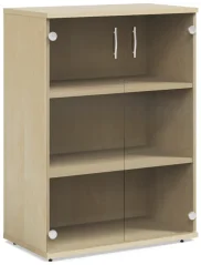 Kancelářská skříň LENZA EXPRES SC44 – prosklená