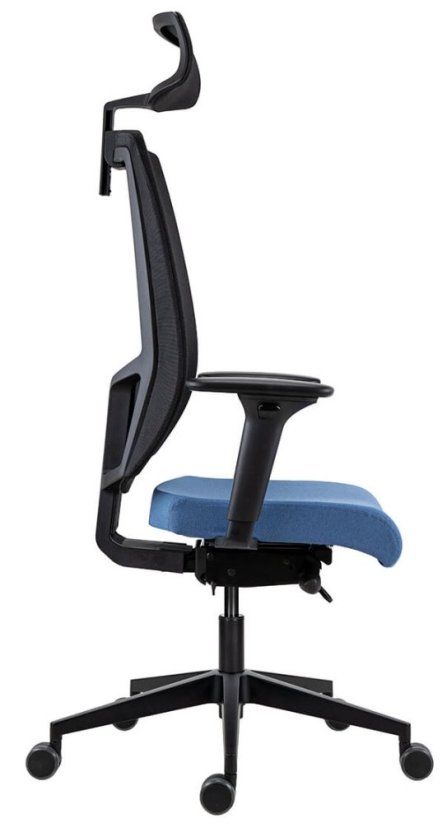 Kancelářská židle LAPEL 2900 SYN-B PDH ALU černá