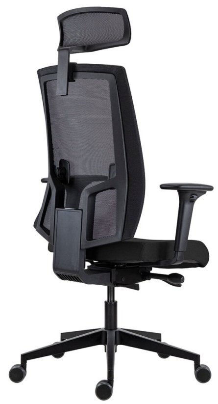 Kancelářská židle LAPEL 2900 SYN-B PDH ALU černá