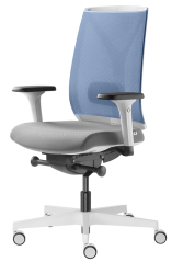 Ergonomická židle Leaf 504-SYB (mechanika s bočním rychlonastavením, 4x blokace)
