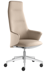 Designové křeslo MELODY DESIGN 796-FR,F40-N6 (hliníkový leštěný kříž)