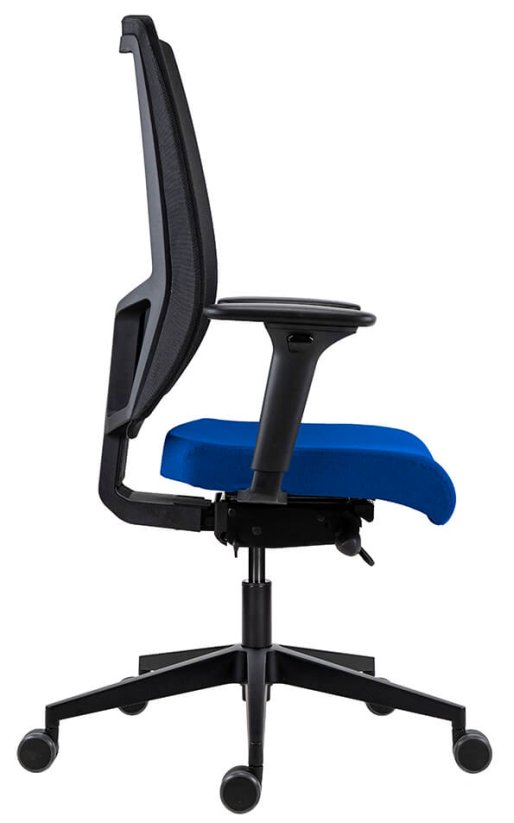 Kancelářská židle LAPEL 2900 SYN-B ALU černá