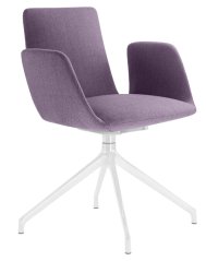 Konferenční křeslo HARMONY MODERN 870,F70-N0 (4-ramenný ALU kříž, bílý nástřik)