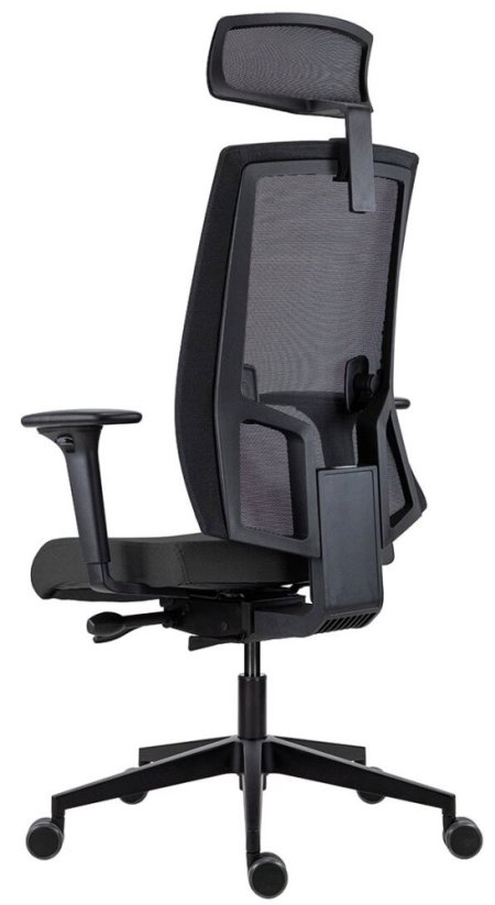 Kancelářská židle LAPEL 2900 SYN-B PDH ALU černá