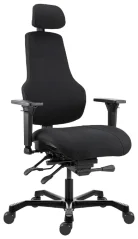 Zátěžová židle Tampa, heavy duty - nosnost 200 kg, prvotřídní ergonomie