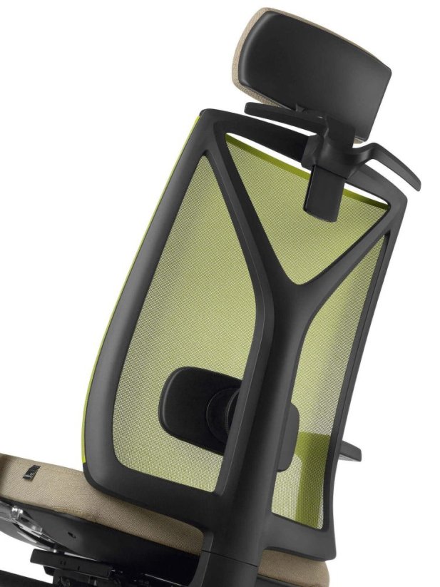 Ergonomická židle Leaf 503-SYS (mechanika s bočním nastavením, 5x blokace)