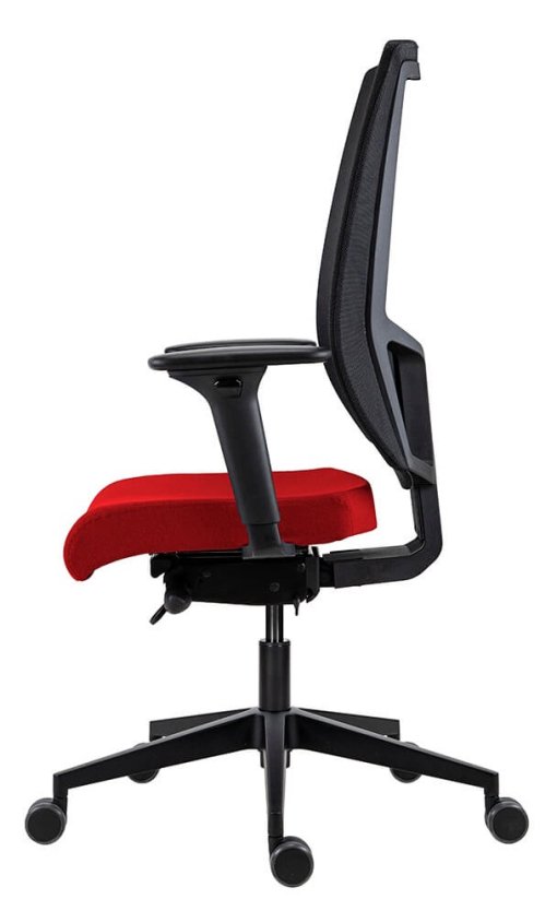 Kancelářská židle LAPEL 2900 SYN-B ALU černá