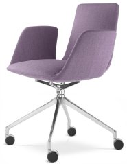 Designové křeslo HARMONY MODERN 870,F75-N6 (4-ramenný ALU kříž leštěný)