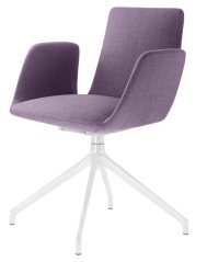 Konferenční křeslo HARMONY MODERN 870,F70-N0 (4-ramenný ALU kříž, bílý nástřik)