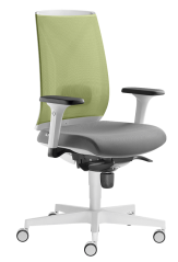 Ergonomická židle Leaf 504-SY (mechanika se spodním nastavením tuhosti, 5x blokace)