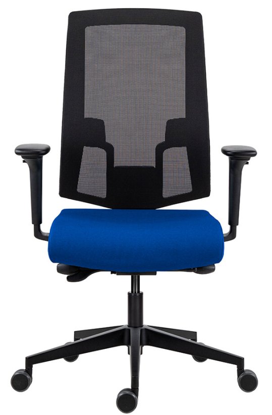 Kancelářská židle LAPEL 2900 SYN-B ALU černá