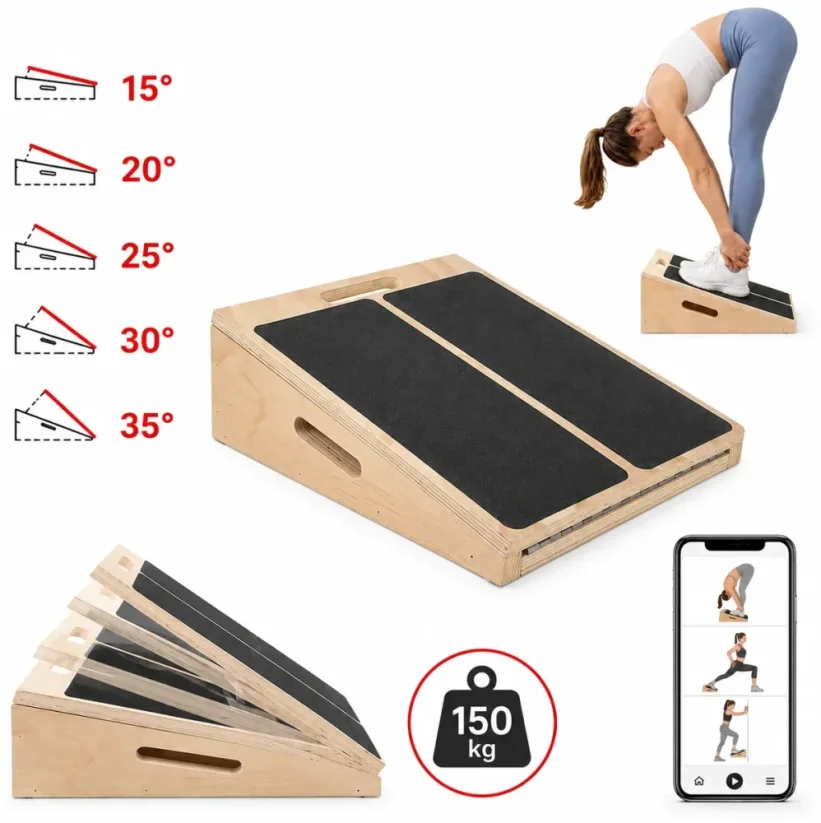 Nastavitelná ergonomická podnožka pod nohy 2v1
