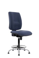 Antistatická židle 1380 SYN C antistatic ESD vysoký píst 1253, kruh pod nohy 1906