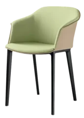 Konferenční křeslo Wave 032-BL (4-nohá nylonová kostra, plastový korpus s vnitřním čalouněním)