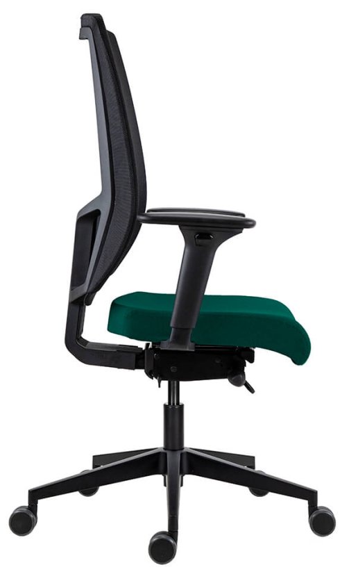 Kancelářská židle LAPEL 2900 SYN-B ALU černá