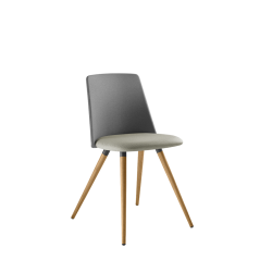Židle MELODY CHAIR 361-D (dřevěná podnož, přírodní dub, olejovaný)