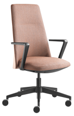 Designové křeslo MELODY DESIGN 785-FR,F40-N1 (hliníkový černě lakovaný kříž)