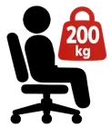 Židle nosnost 200 kg