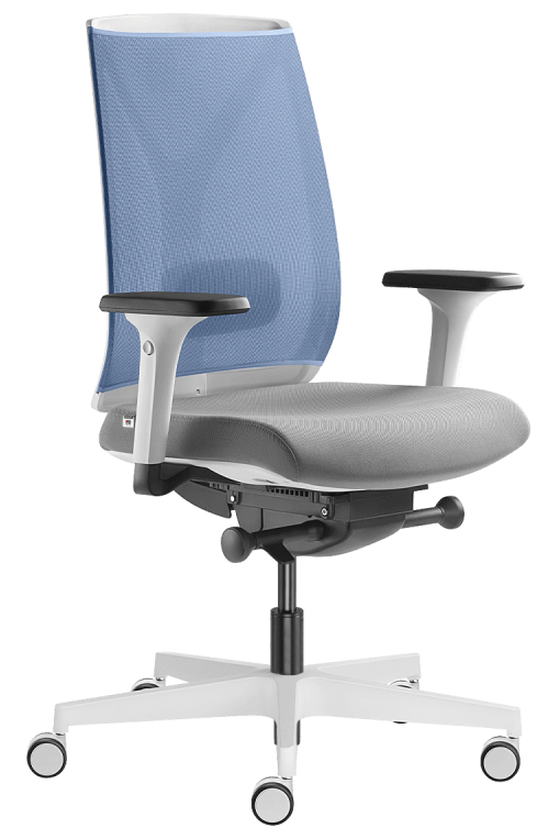 Ergonomická židle Leaf 504-SYQ (mechanika s bočním rychlonastavením, 5x blokace)