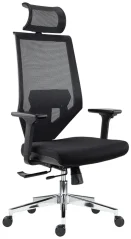 Kancelářská židle EDGE BLACK (černý sedák)