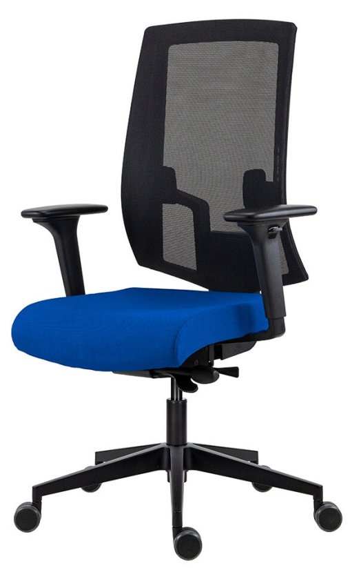 Kancelářská židle LAPEL 2900 SYN-B ALU černá