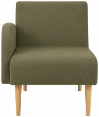 PIAVE 100 BR RIGHT WOOD - lounge křeslo s pravou područkou