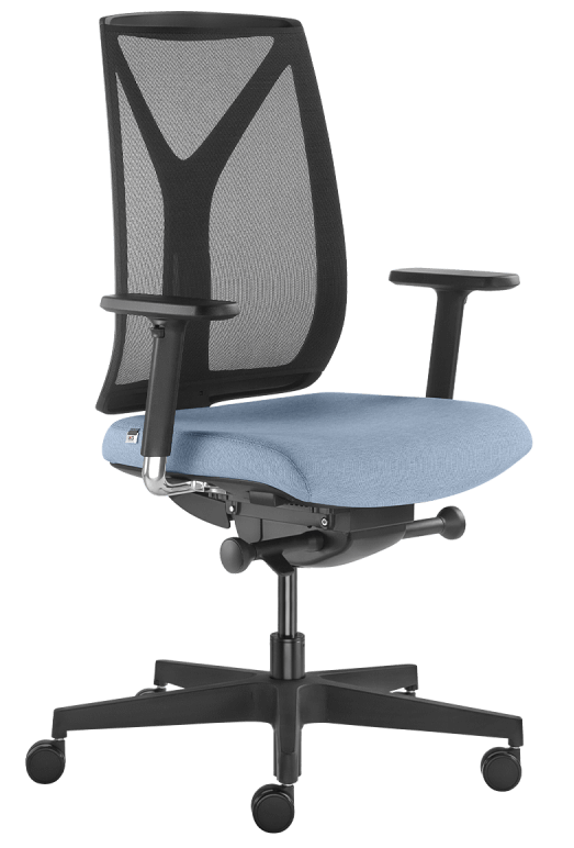 Ergonomická židle Leaf 503-SYQ (mechanika s bočním rychlonastavením, 5x blokace)