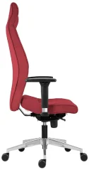 Kancelářské židle 1800 LEI, červená, ergonomicky tvarovaný opěrák