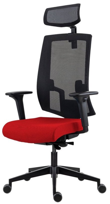 Kancelářská židle LAPEL 2900 SYN-B PDH ALU černá