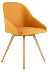 křesílko Armonica Wood Slim - elegantní štíhlé dřevěné bukové nohy