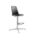 Barová židle MELODY CHAIR 367-F34-N6 (4-ramenný ALU leštěný kříž, opěrka pro nohy)