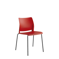 Konferenční židle Trend 530-N1 (podnož černá, sedák a opěrák plast, stohovatelná)