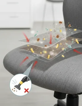 Kdy už domácí čištění kancelářských židlí nestačí? Pravda o hygieně čalounění