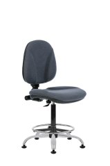 Antistatická židle 1040 MEK ERGO C antistatic ESD (vysoký píst 1253, kruh pod nohy 1906)