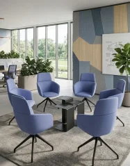 Kancelář s designovými křesly Epocha High Swiss