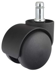 Kolečka k židli plastová 50 mm (5 ks), čep 11 mm