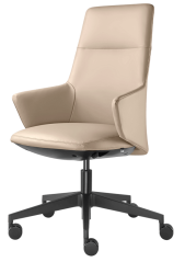 Designové křeslo MELODY DESIGN 786-FR,F40-N1 (hliníkový černě lakovaný kříž)