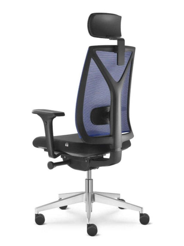 Ergonomická židle Leaf 503-SYQ (mechanika s bočním rychlonastavením, 5x blokace)