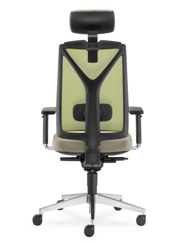 Ergonomická židle Leaf 503-SYS (mechanika s bočním nastavením, 5x blokace)