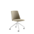 Otočná židle Melody Chair 361,F95-WH (4-ramenný nylonový bílý kříž, kolečka)