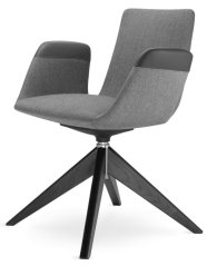 Konferenční křeslo HARMONY MODERN 870,FW (dřevěná podnož, dub, olejované)
