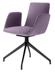 Konferenční křeslo HARMONY MODERN 870,F70-N1 (4-ramenný ALU kříž, černý nástřik)
