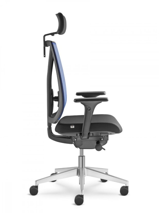 Ergonomická židle Leaf 503-SYQ (mechanika s bočním rychlonastavením, 5x blokace)