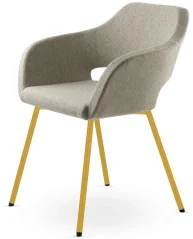 Křesílko POLO+ PO-N16 (4-nohá podnož medová žlutá RAL 1005)