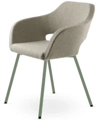 Křesílko POLO+ PO-N12 (4 nohá podnož šalvějově zelená PANTONE 17-6212 TCX)