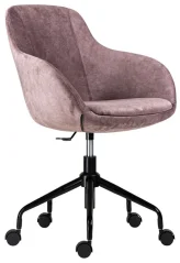 Otočné designové křesílko Ariel Five - předoboční pohled