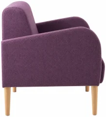 PIAVE BR 100 WOOD - lounge křeslo s područkami na dřevěných nohách