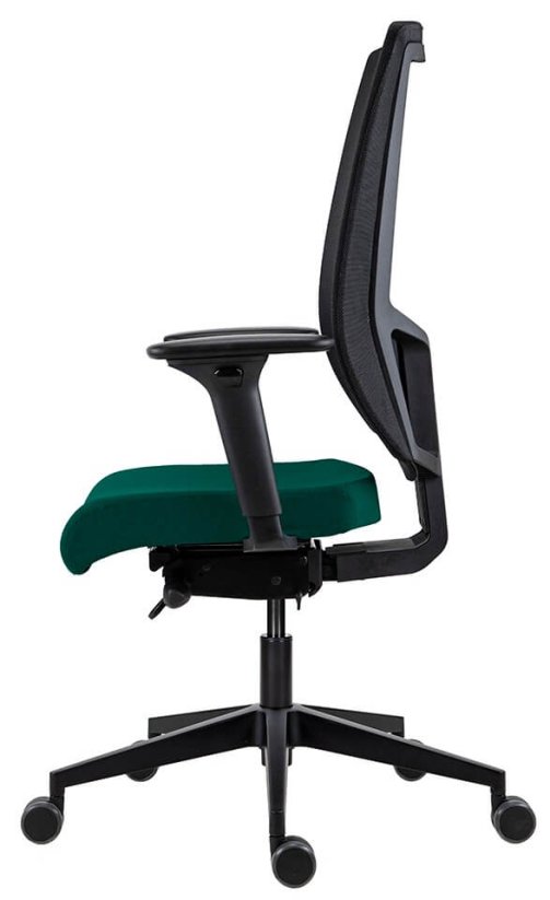 Kancelářská židle LAPEL 2900 SYN-B ALU černá