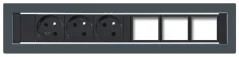Konfigurovatelný pevný panel KPP 6 BLACK